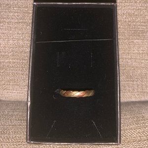 Costume Three Layer Gold Ring- Adjustable